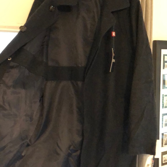 Chaps Men’s Coat. Navy/black - Picture 12 of 15